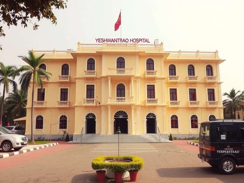 Modern Hospital Building of Maharaja Yeshwantrao Hospital